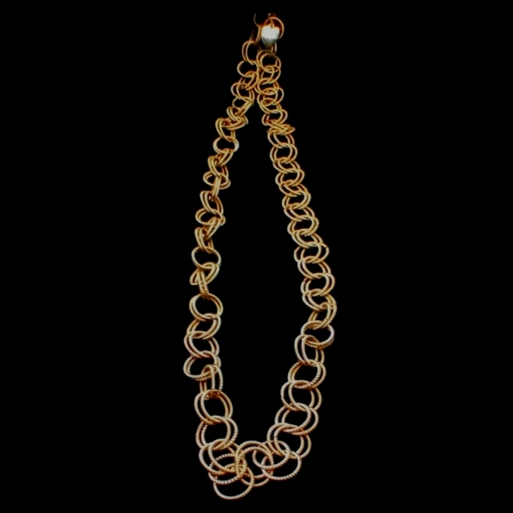 Betsy Johnson Double Chain Link Necklace